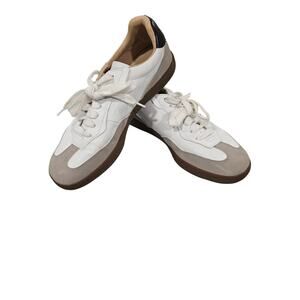 Steve Madden Emporia EMP006S1 Womens 6.5 White Beige Gum Sneakers